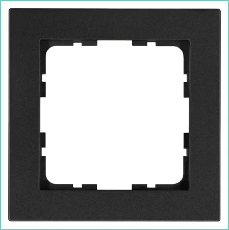 Рамка 1-м G-Classic антрацит Jasmart G1001B