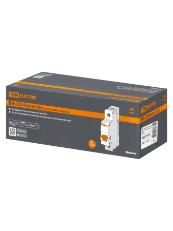 Выключатель нагрузки (мини-рубильник) ВН-32 1P 20A Home Use TDM