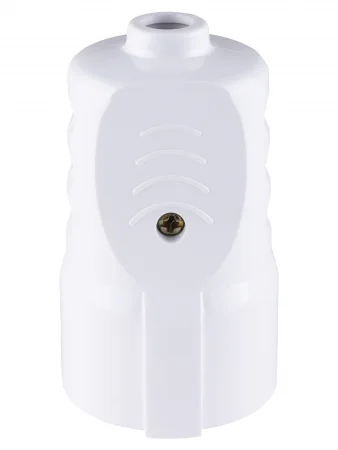 Кабельная розетка рифленая 2П+З 16А 250B белая TDM