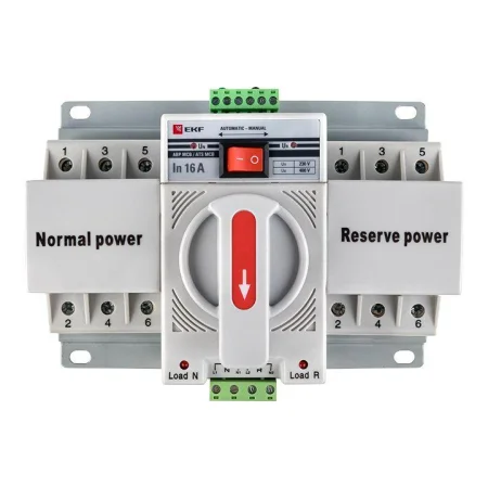 Устройство автоматического ввода резерва АВР 3п C 16А 400В MCB PROxima EKF ats-mcb-16c-3p-pro