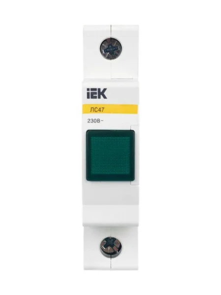 Лампа сигнальная ЛС-47 зел. IEK MLS10-230-K06