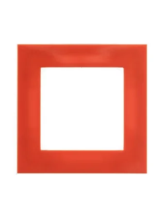 Рамка Levit 1п оранж./дым. черн. ABB 2CHH015010A6066