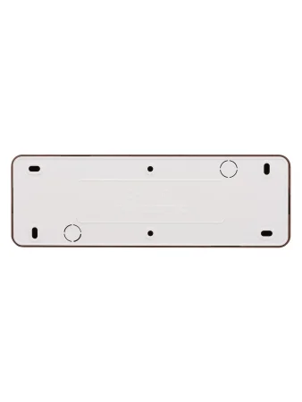 Розетка 4-х местная горизонтальная 2П открытой установки IP20 10A с з/ш бук "Ладога" TDM