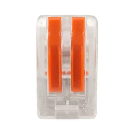 Клемма строительно-монтажная СМК 222-412 2-проводная 0.08-2.5/4кв.мм прозр. (уп.50шт) Rexant 07-5252-1