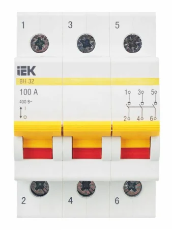 Выключатель нагрузки ВН-32 100А/3П IEK MNV10-3-100