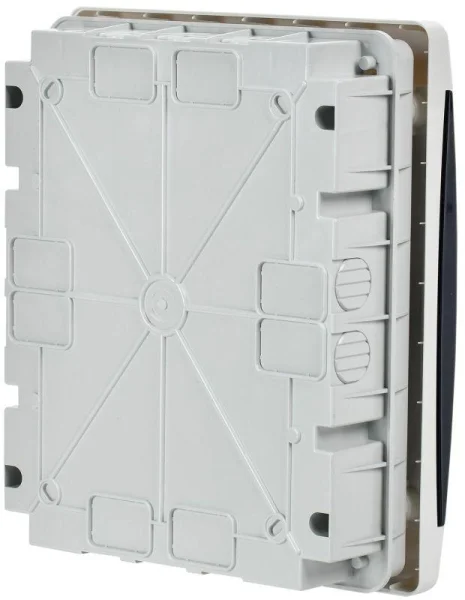 Корпус пластиковый ЩРВ-П-18 IP41 черн. прозр. дверь UNION Compact IEK UIC-KP12-V-18-41-K01