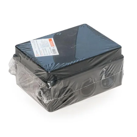 Коробка распределительная ОП 150х110х70мм безгалоген. (HF) черн. Промрукав 40-0310-9005