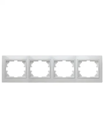 Рамка 4-м СП Plano 1-504-01 гор. бел. Intro Б0027629