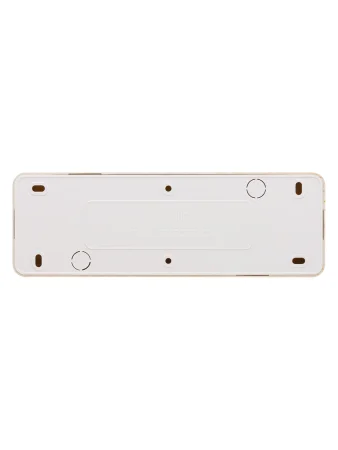 Розетка 4-х местная горизонтальная 2П открытой установки IP20 10A с з/ш сосна "Ладога" TDM