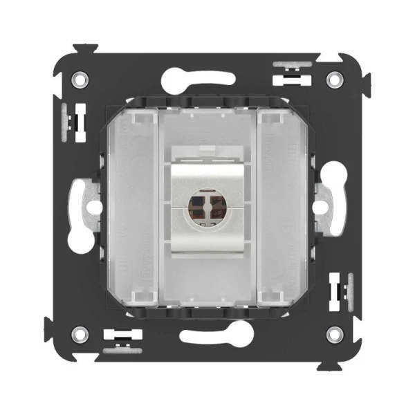 Розетка компьютерная 1-м СП Avanti "Белое облако" RJ45 кат.6A без шторок экранир. механизм DKC 4400773