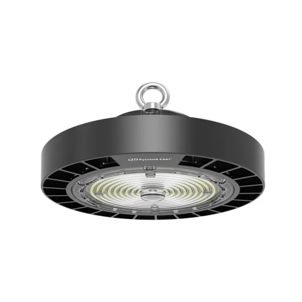 Светильник ДСП IB 10 S 150W M 850 BK LED Highbay D298xH112мм 150Вт 5000К IP65 подвес черн. Русский Свет 16091023048