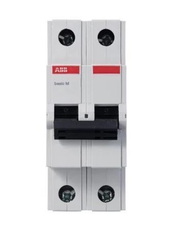 Выключатель автоматический модульный 2п C 6А 4.5кА Basic M BMS412C06 ABB 2CDS642041R0064