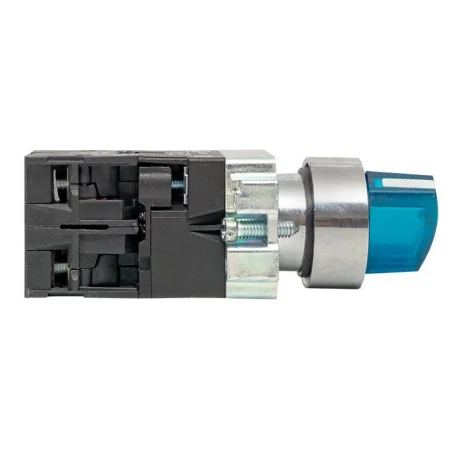 Переключатель BD21 2P с син. подстветкой 24В NO PROxima EKF xb2-bk21-b-24