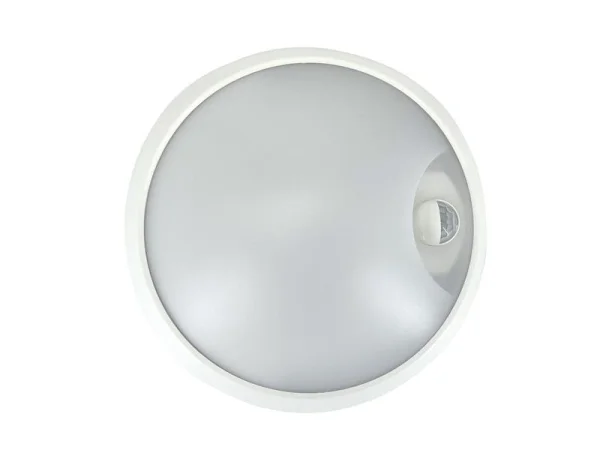 Светильник светодиодный WP 15 C 12W OP 840 D220 WH MDM 220х80мм 12Вт 4000К IP65 ЖКХ круглый пылевлагозащ. с датчиком движения бел. Русский Свет 15071523453