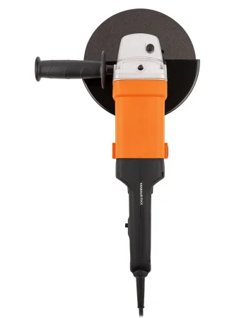 Угловая шлифмашина УШМ 1800/230, мощ. 1800 Вт, диск 230 мм, 6500 об/мин, шнур 3 м, "Рубин" TDM