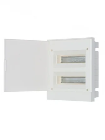Бокс в нишу Basic E 24М бел. непрозр. дверь (с клемм) ABB 1SZR004002A1107