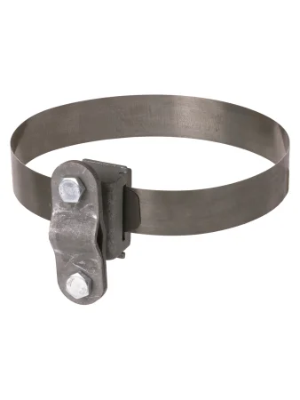 Держатель хомут Ø10-100 мм, для прута Ø6-10 мм, стальной зажим термодиффузия TDM