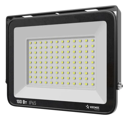 Прожектор светодиодный PREMIUM 100Вт 6500К 10000лм IP65 КОСМОС KOS_PR_LED_100 Прожектор светодиодный PREMIUM 100Вт 6500К 10000лм IP65 КОСМОС KOS_PR_LED_100