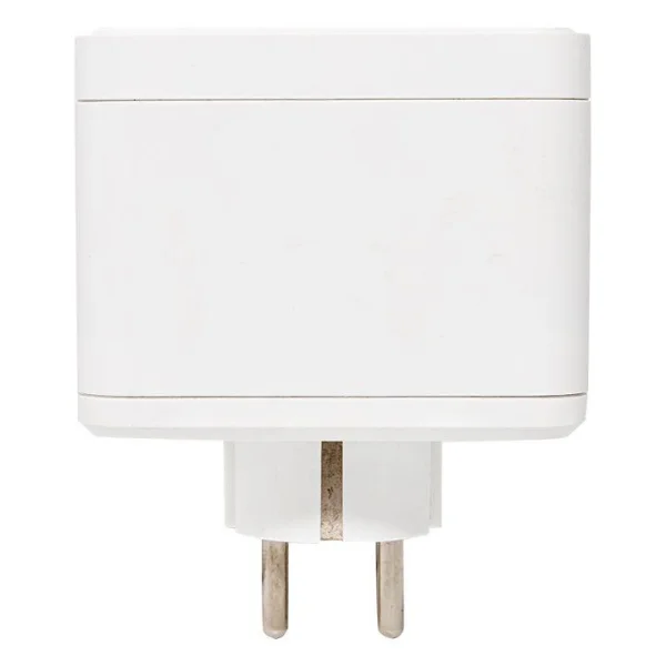 Разветвитель 3-м куб 2 гнезда 2хUSB 2.4А + тип C + ночник EKF UBA-CUB-T2-TC