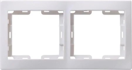 Рамка 2-м Кварта РГ-2-КБ горизонт. бел. GENERICA EMK20-K01-DM