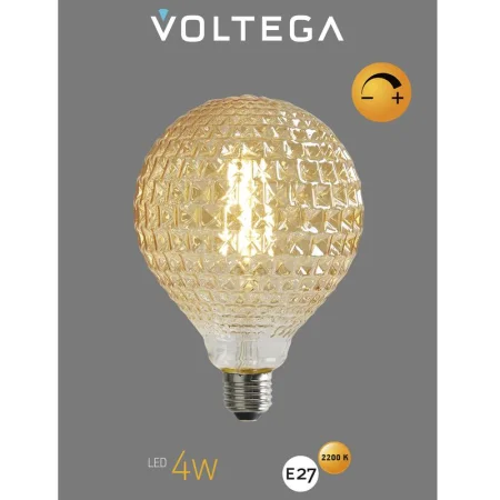 Лампа светодиодная Loft Led YX-G125175LK2F 4Вт 2200К E27 DIM Voltega 8576