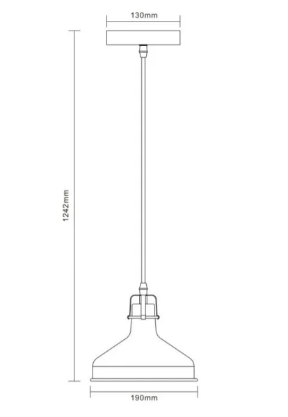 Светильник PL-425S С62 подвес. Amsterdam 1хE27 60Вт 230В черн.+медь Camelion 13023