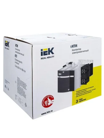 Контактор КТИ-5225 225А 230В/АС3 IEK KKT50-225-230-10