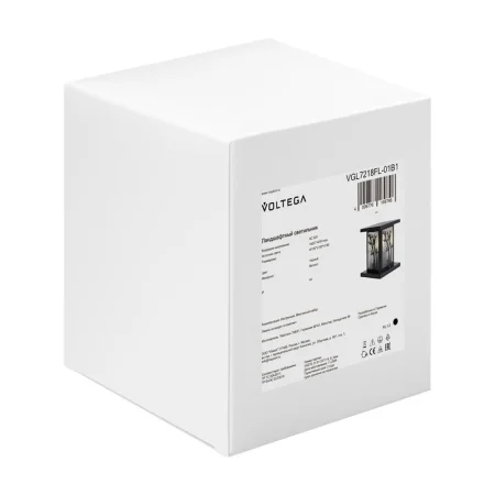 Светильник Saga 1х40Вт E27 IP44 ландшафтный Voltega VGL7218FL-01B1