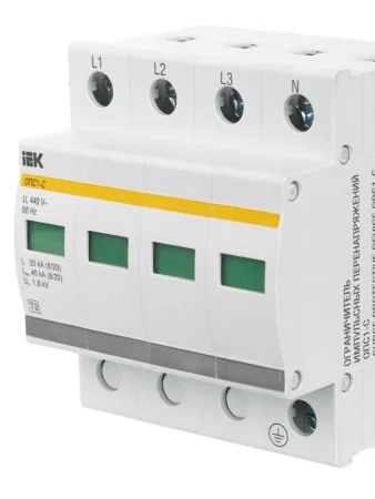Ограничитель перенапряжения ОПС1-C 4P IEK MOP20-4-C