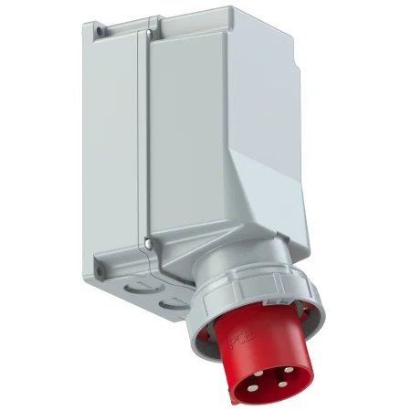 544-6 PCE Вилка настенная 125А/400V/3P+E/IP67