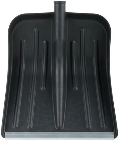 Лопата для уборки снега малая 360х400мм без черенка пластик. 68098