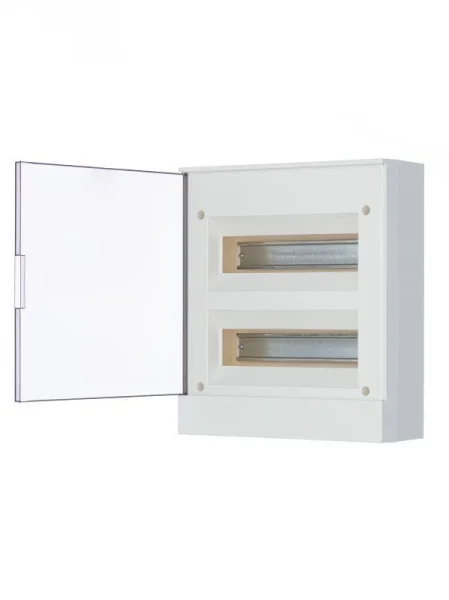 Бокс настенный Basic E 24М сер. прозр. дверь (с клемм) ABB 1SZR004002A2207