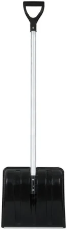 Лопата для уборки снега "SnowКРИСТАЛЛ" 365х380х1330мм алюм. черенок; пластик. 68102