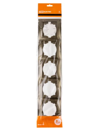 Рамка 5-ти постовая горизонтальная бронза "Лама" TDM