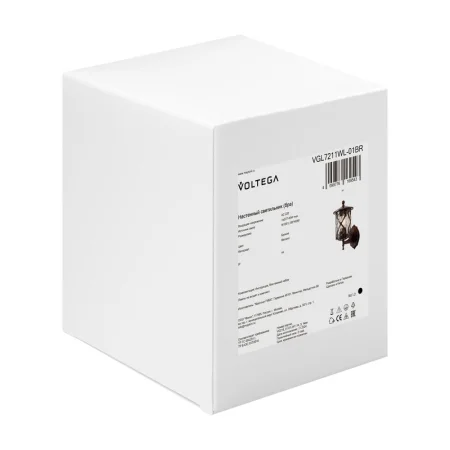 Светильник Mifi 1х40Вт E27 IP44 бра настен. Voltega VGL7211WL-01BR