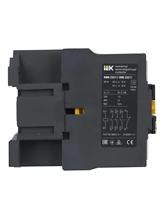 Контактор КМИ-23211 32А 230В/АС3 1НЗ IEK KKM21-032-230-01