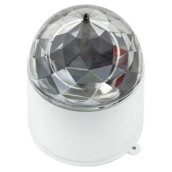 Лампа светодиодная "Диско" 3LED RGB 6Вт шар 220В многоцв. IP20 Neon-Night 601-252