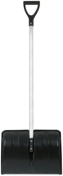 Лопата для уборки снега "Снеговик" 500х375х1355мм алюм. черенок; пластик. 68104