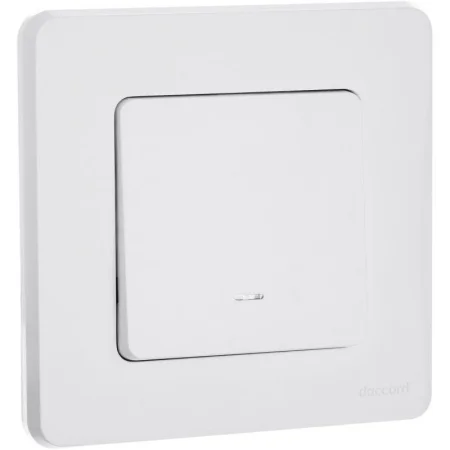 Выключатель 1-кл. Inspiria 10А IP20 250В 10AX с подсветкой/индикацией механизм бел. Leg 673610