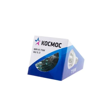 Лампа галогенная MR16 75Вт 12В GU5.3 EYCc Космос LKsmMR1612V75W Лампа галогенная MR16 75Вт 12В GU5.3 EYCc Космос LKsmMR1612V75W