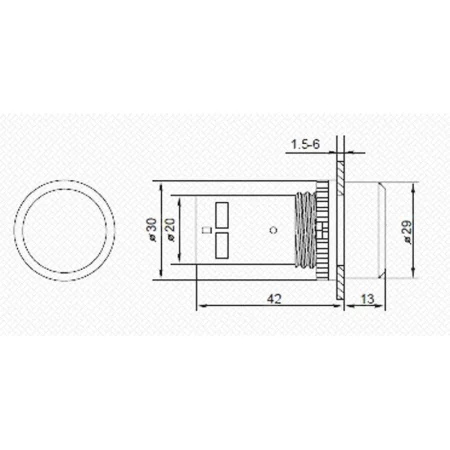 Кнопка EB22 возвратная зел. NO+NC 230 В Rexant 36-5531