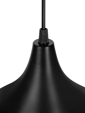 Светильник НСБ 3526/1 "Steel" 40 Вт, Е14, черный, шнур черный TDM