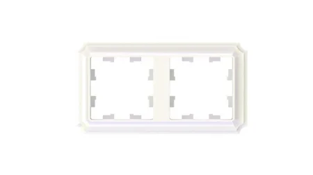 Рамка 2-пост. AtlasDesign Antique универс. жемчуж. SE ATN100402