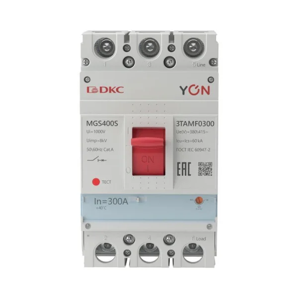 Выключатель автоматический MGS400 3P 240-300A 60kA YON MGS400S-3TAMF0300