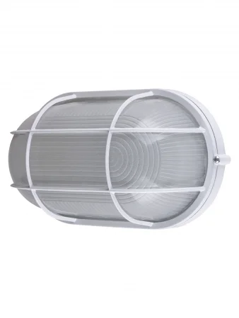 Светильник НПБ1202 белый/овал с реш. 100Вт IP54 TDM