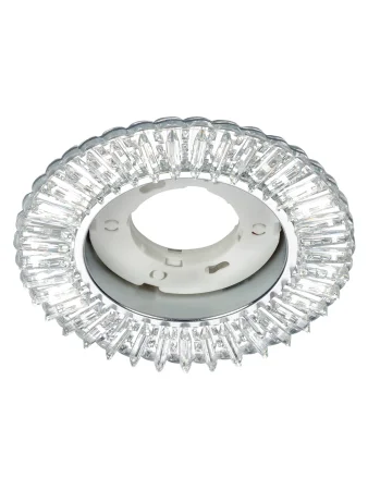 Светильник встраиваемый СВ 03-16 GX53 230В LED подсветка 5 Вт зеркальный/хром TDM