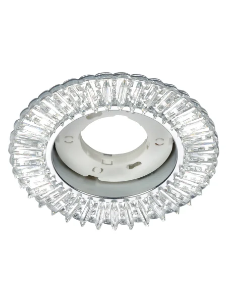 Светильник встраиваемый СВ 03-16 GX53 230В LED подсветка 5 Вт зеркальный/хром TDM