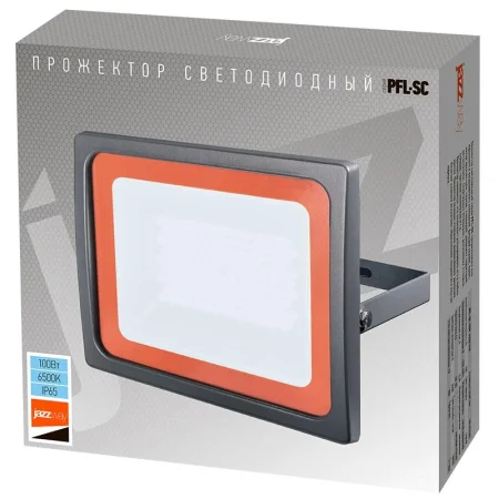 Прожектор светодиодный PFL-SC 100Вт 6500К IP65 190-260В ДО закален. матов. стекло Pro JazzWay 5001428