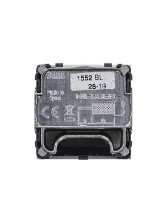 Розетка TV-R-SAT 2мод. Zenit с накладкой бел. ABB 2CLA225130N1101