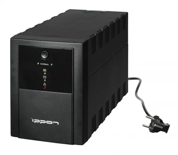 Источник бесперебойного питания Back Basic 1500 Euro 900Вт 1500В.А черн. IPPON 1108022